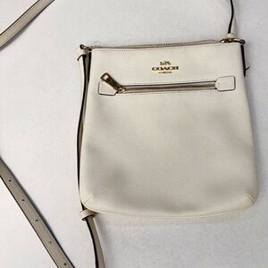 Coach  White Chalk Crossbody Bag